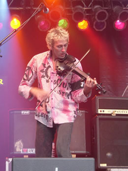 John Sevink - Violinist with the Levellers